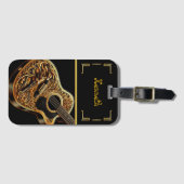 Western-Inspiriert akustisches Gitarrendesign Gepäckanhänger (Vorderseite (Horizontal))