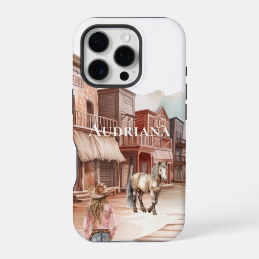 Western iPhone Hülle (Rückseite)