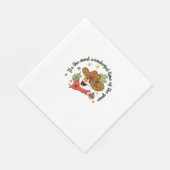 Western ist der schönste Time Cowboy Snowman Serviette (Ecke)