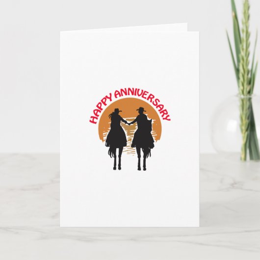 Western Jahrestag Karte (Vorderseite)