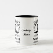Western Kaffee Tasse, Personalisiert Cowboy Tasse (Mittel)