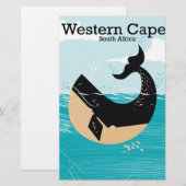 Western Kap Südafrika Briefpapier (Vorne/Hinten)
