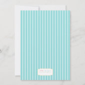 Western Karneval - Sie sind eingeladen! - Blau und Einladung (Rückseite)