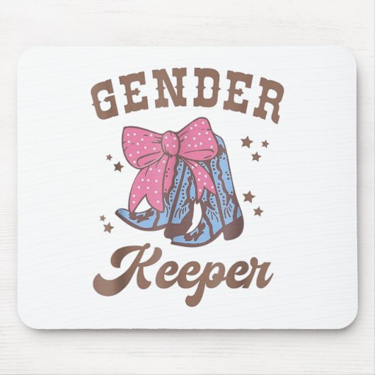 Western-Keeper fördert Geschlechtergleichstellung Mousepad (Vorne)