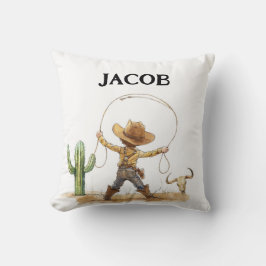 Western Kinderzimmer Dekoration, Personalisiert Co Kissen