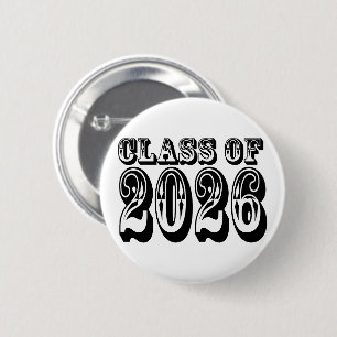 Western-Klasse des Abschlusses 2026 Button
