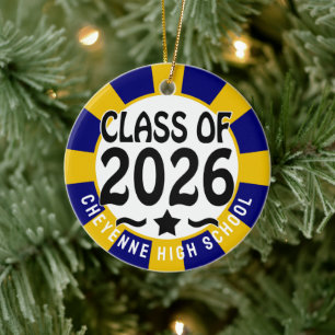 Western-Klasse des Foto-Abschlusses 2026 Keramik Ornament