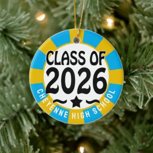 Western-Klasse des Foto-Abschlusses 2026 Keramik Ornament