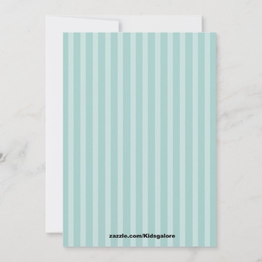 Western-kleine Cowboy-Baby-Duschen-Einladung Einladung (Rückseite)