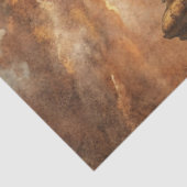 Western Kleinstadt in der Wildwestprairie Seidenpapier (Detail)