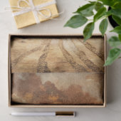 Western Kleinstadt in der Wildwestprairie Seidenpapier (Geschenk)