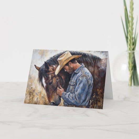 Western Komfort auf gemeinsamen Wegen der Liebe Karte (Vorderseite)