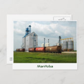 Western-Korn-Aufzug Postkarte (Vorne/Hinten)