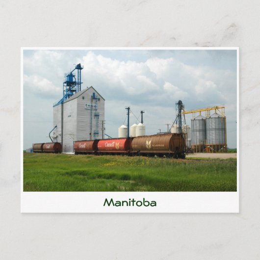 Western-Korn-Aufzug Postkarte (Vorderseite)