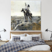 Western "Krieg" von Charles M. Russell Leinwanddruck (Insitu (Schlafzimmer))