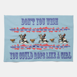 Western Küche Handtuchstuhl Roping Handtuch