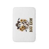 Western Kuh Spot Spooky Ghost Boo Haw Badematte (Vorderseite Vertikal)