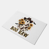 Western Kuh Spot Spooky Ghost Boo Haw Fußmatte (Schrägansicht)