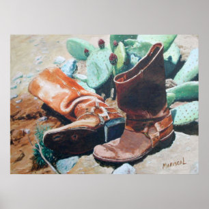 Western-Kunst-Plakat Poster