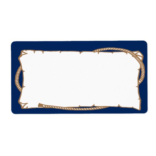 Western-Label mit dem Party Rope (Vorne)