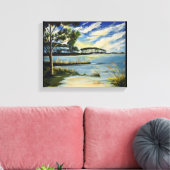 Western Lake 30A Leinwanddruck (Insitu (Wohnzimmer))