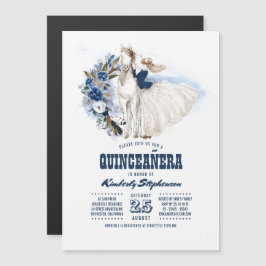 Western Land 15. Geburtstag Quinceañera Magneteinladung