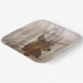 Western Land Hirsch die Jagd ist vorbei Hochzeit Pappteller (Gewinkelt)