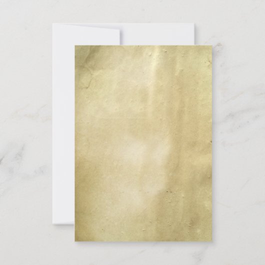 Western Land Hochzeit UAWG RSVP Karte (Rückseite)