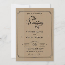 Western Land Hochzeitseinladungen Einladung