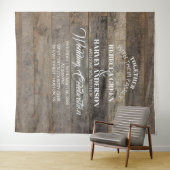 Western Land Holzkornstall Hochzeit Hintergrund Wandteppich (Beispiel (Horizontal))