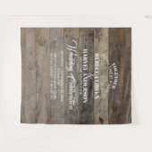 Western Land Holzkornstall Hochzeit Hintergrund Wandteppich (Vorderseite (Horizontal))