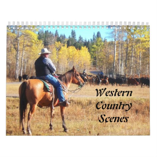 Western-Land-Szenen Kalender (Titelbild)