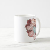 Western Land Valentinstag Herzen Kaffeetasse (VorderseiteRechts)