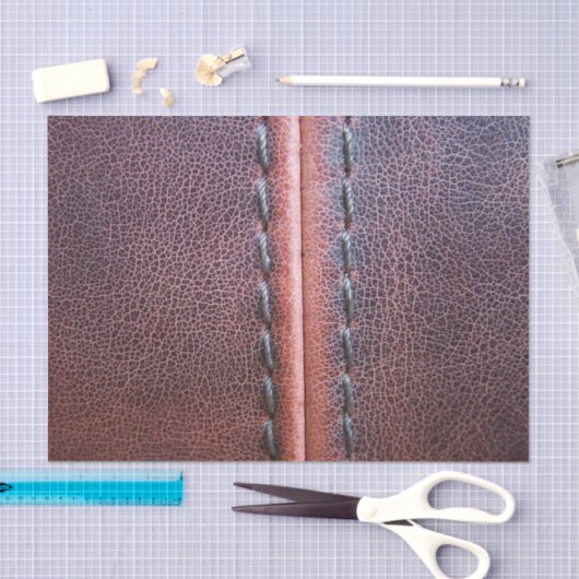 Western Land verwittertes nähendes Imitat-Leder Seidenpapier (Handwerk)