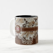 Western Ländervorsprung an vorderster Front Zweifarbige Tasse (Vorderseite Links)