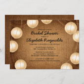 Western Lantern Bridal Dusche Einladungen (Vorne/Hinten)