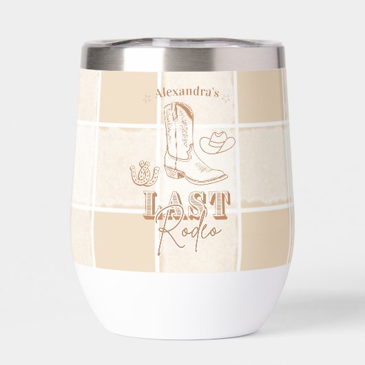 Western Last Rodeo Junggeselinnen-Abschied (Rückseite)