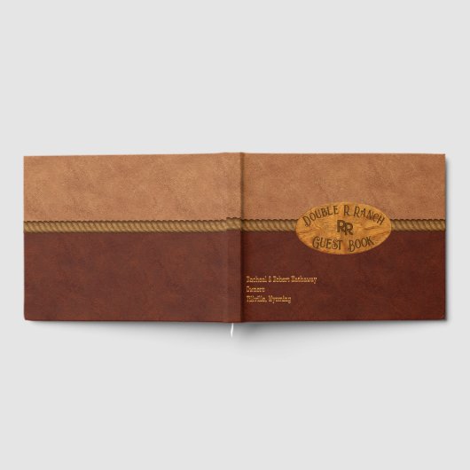 Western Leather und Seil Gästebuch (Voll)
