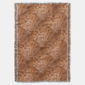 Western Leder Druckkopf Blanken Decke (Vorderseite Vertikal)