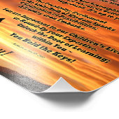 Western Lehrer Wertungsgedicht drucken Fotodruck (Ecke)