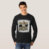 Western Leopard Afghan Hound Mutter am 1. T-Shirt (Vorne ganz)