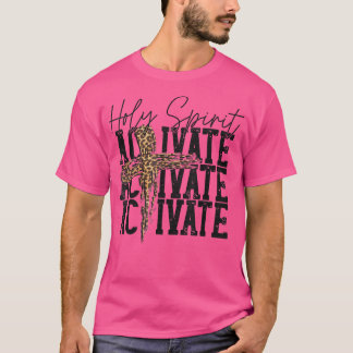 Western Leopard Heiliger Geist aktivieren Jesus Cr T-Shirt