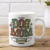 Western Leopard Pattern Dog Mama Knochen Zweifarbige Tasse