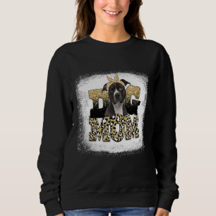 Western Leopard Staffordshire Bull Terrier Mama Mo Sweatshirt
