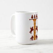 Western Lesezeichen Kaffeetasse (Vorderseite Links)