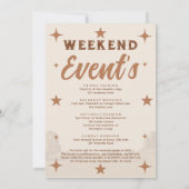 Western Letzte Rodeo Junggeselinnen-Abschied Einla Einladung (Rückseite)