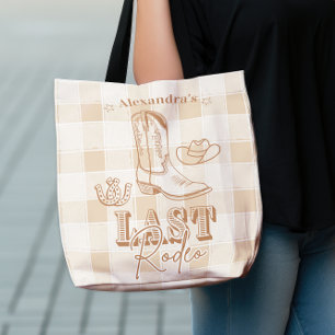 Western Letzter Rodeo-Junggesellinnenabschied Tasche
