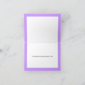 Western Lila Charra Quinceanera Danke, dass Sie di Einladung (Innenseite)