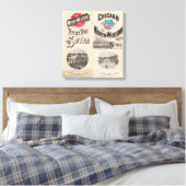 Western-Linie Chicago Leinwanddruck (Insitu (Schlafzimmer))