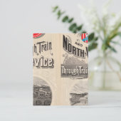Western-Linie Chicago Postkarte (Stehend Vorderseite)